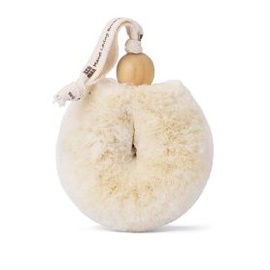 Ecomax | Soft Jute Shower Puff  | White