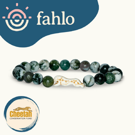 Fahlo Cheetah Tracking Bracelet [Bead Colour: Acacia]