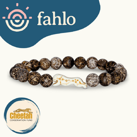 Fahlo Cheetah Tracking Bracelet [Bead Colour: Kalahari]