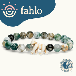 Fahlo Gorilla Tracking Bracelet [Bead Colour: Rainforest Green]