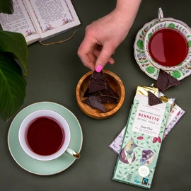 BENNETTO Organic Dark Chocolate Mint 80g