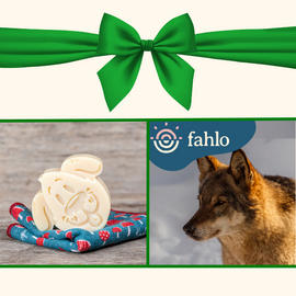 Fahlo Gift Set | Scent Free Critter Soap + Wolf Tracking Bracelet