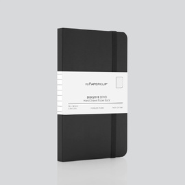 Executive Notebook | Small | Lined | Black