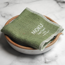 100% Cotton Light Face Towel [Colour: Green]