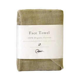 Organic Face Towel [Colour: Green]