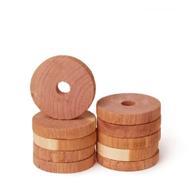 Red Cedar Clothes Hanger Rings | 10 Pack | Redecker