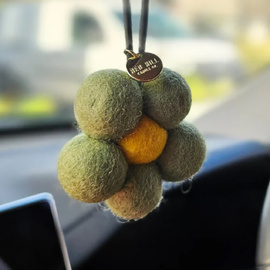 Australian Bush - Felt Flower Air Freshener - Sage