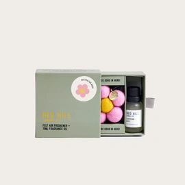 Champagne & Pomegranate ~ Felt Flower Air Freshener [Colour: Pink]