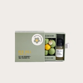 Persian Lime - Felt Flower Air Freshener - Sage
