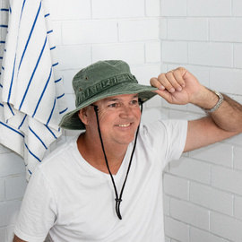Sundaise | Mal Bucket Hat | Olive-Wash