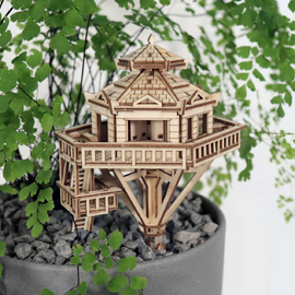Woodland Outpost Tiny Treehouse