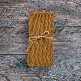 Organic Cotton Washcloth [Colour: Chai]