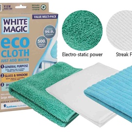 Eco Cloth Household Value Pack - White Magic