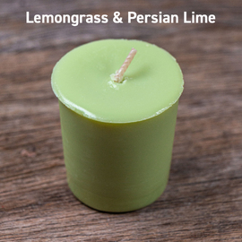 Hand Poured Votive- Lemongrass & Persian Lime