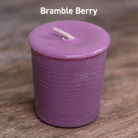 Hand Poured Votive- Bramble Berry
