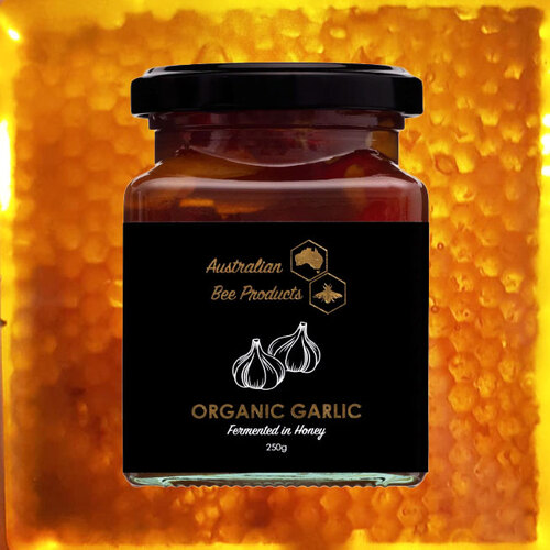 Fermented Organic Garlic Honey