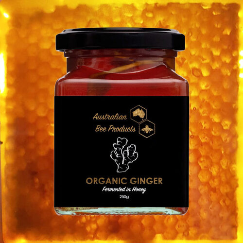Fermented Organic Ginger Honey