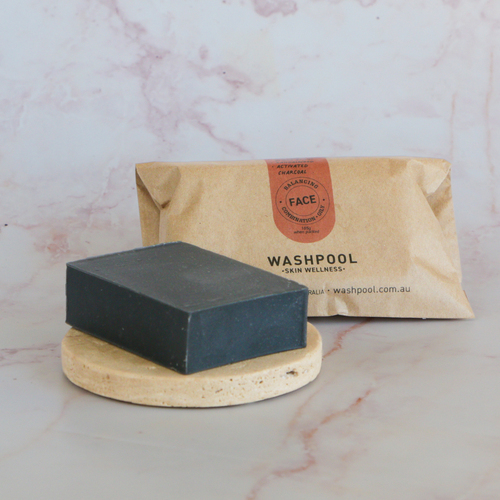 Facial Cleansing Soap - Activated Charcoal & Brazilian Clay  (Single)