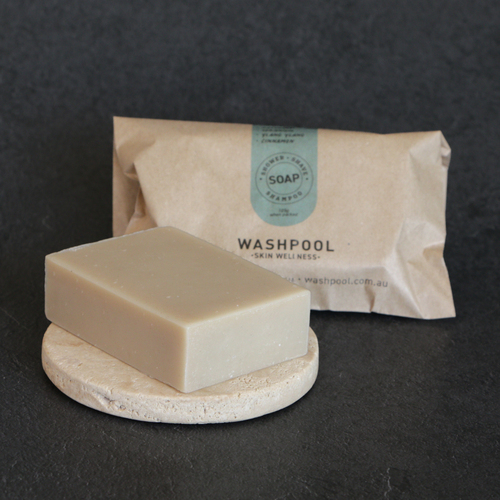Patchouli, Cinnamon & Ylang Ylang Shower, Shave & Shampoo Soap (Single)