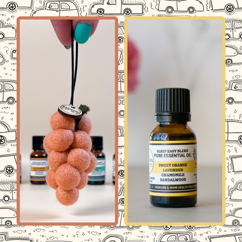 Felt Grape Car Diffuser | Bundle | Grenache