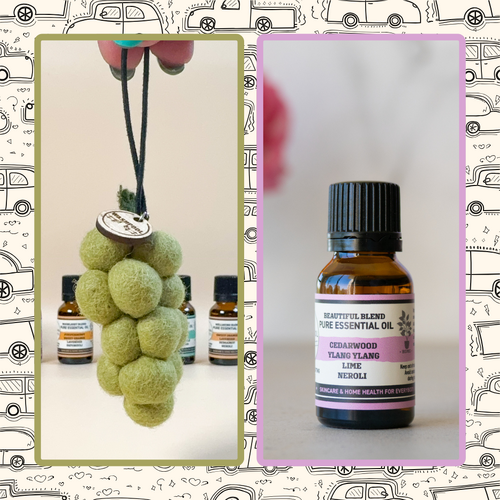 Felt Grape Car Diffuser | Bundle | Fiano