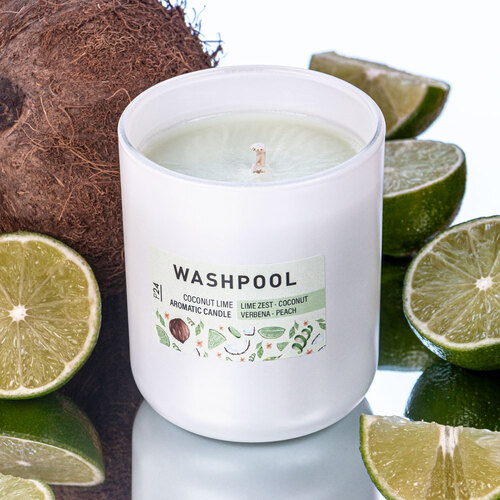 Coconut Lime Aromatic Candle [P24]