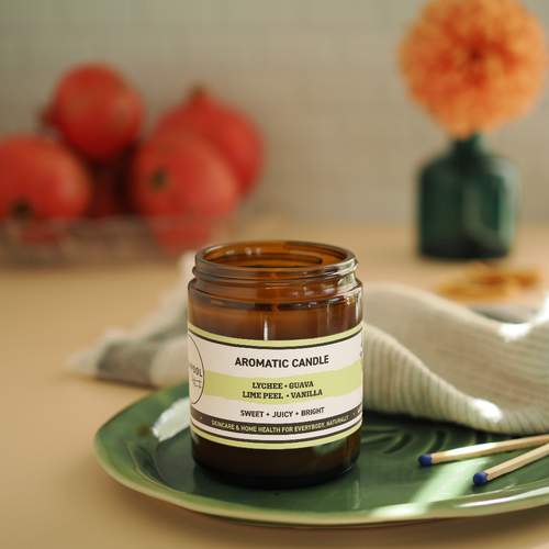 Lychee · Guava · Lime Peel · Vanilla Aromatic Candle
