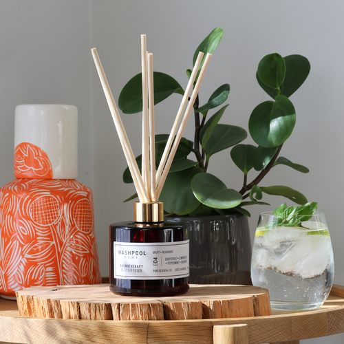 Grapefruit · Lemongrass · Peppermint · Bergamot Essential Oil Reed Diffuser [E04] [Type: Diffuser]