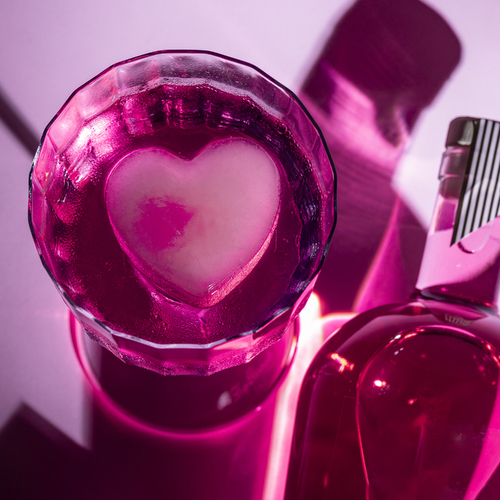 Drinks Plinks Heart Silicone Ice Tray