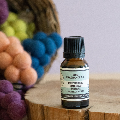 Fine Fragrance Oil | Lemongrass, Lime Zest, Jasmine & Vanilla Bean