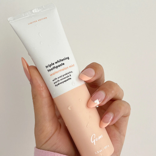 Gem Triple Whitening Toothpaste - Watermelon Mint Flavour