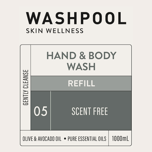 Scent Free Hand & Body Wash [Size: 1000ml Refill] [05]