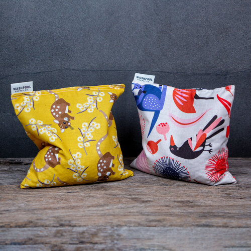 Washpool Heat Pillows- Kids Mini Heat Packs in Australian Artist Fabric