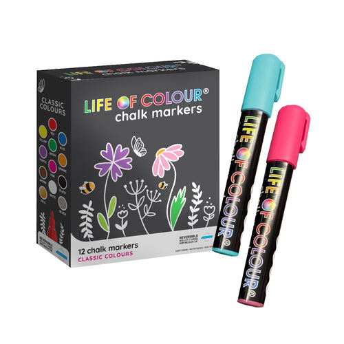 Chalk Markers - Pack of 12