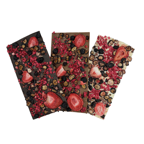 Maleny Chocolate Summer Berries Bar - 115g - [Flavour: Milk]