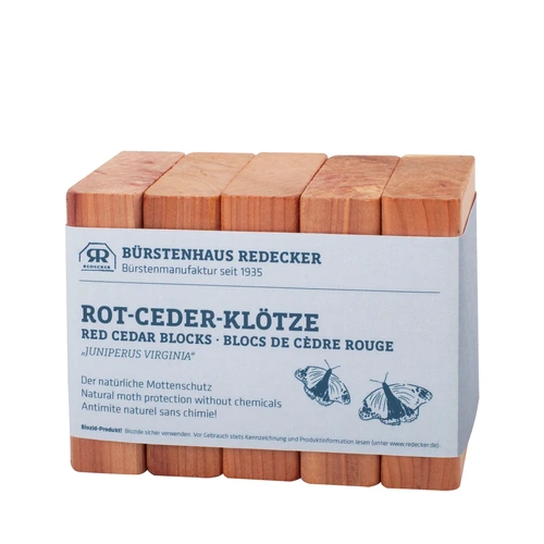 Red Cedar Wardrobe Blocks | 5 Pack | Redecker