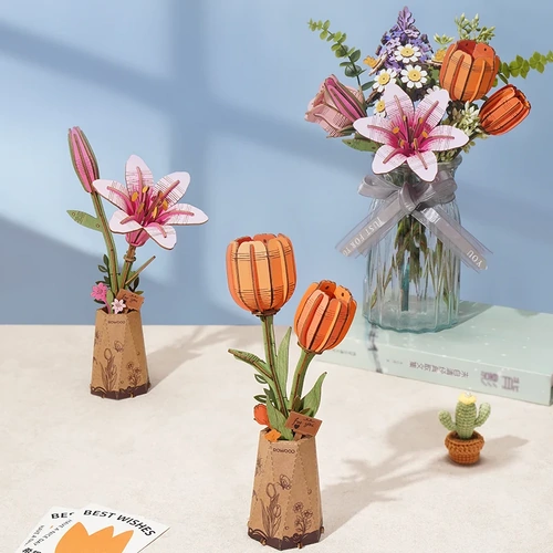 3D Puzzle | Wooden Bloom | Rowood