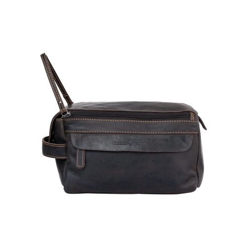 Leather Travel Wash Bag | Darwin