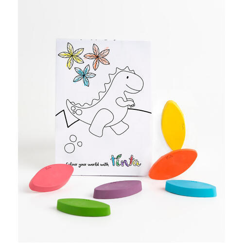 Tinta Beeswax Petal Crayons, Bright & Cheerful Colours