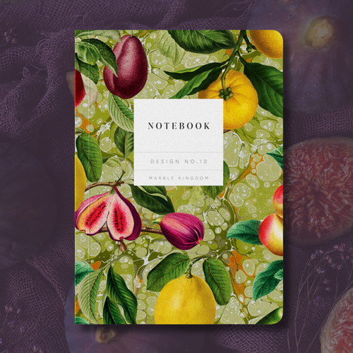 Marble Fruit Premium Paperback Notebook | A6