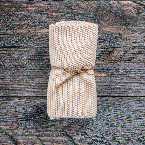 Organic Cotton Washcloth [Colour: Natural]