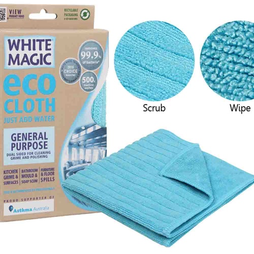 Microfibre General Purpose Cloth - White Magic