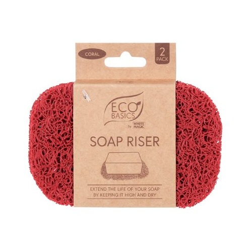 White Magic Soap Riser [Colour: Coral]