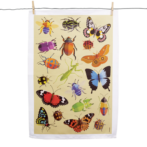 Wilson Payne Cotton Tea Towel | Beautiful Bugs