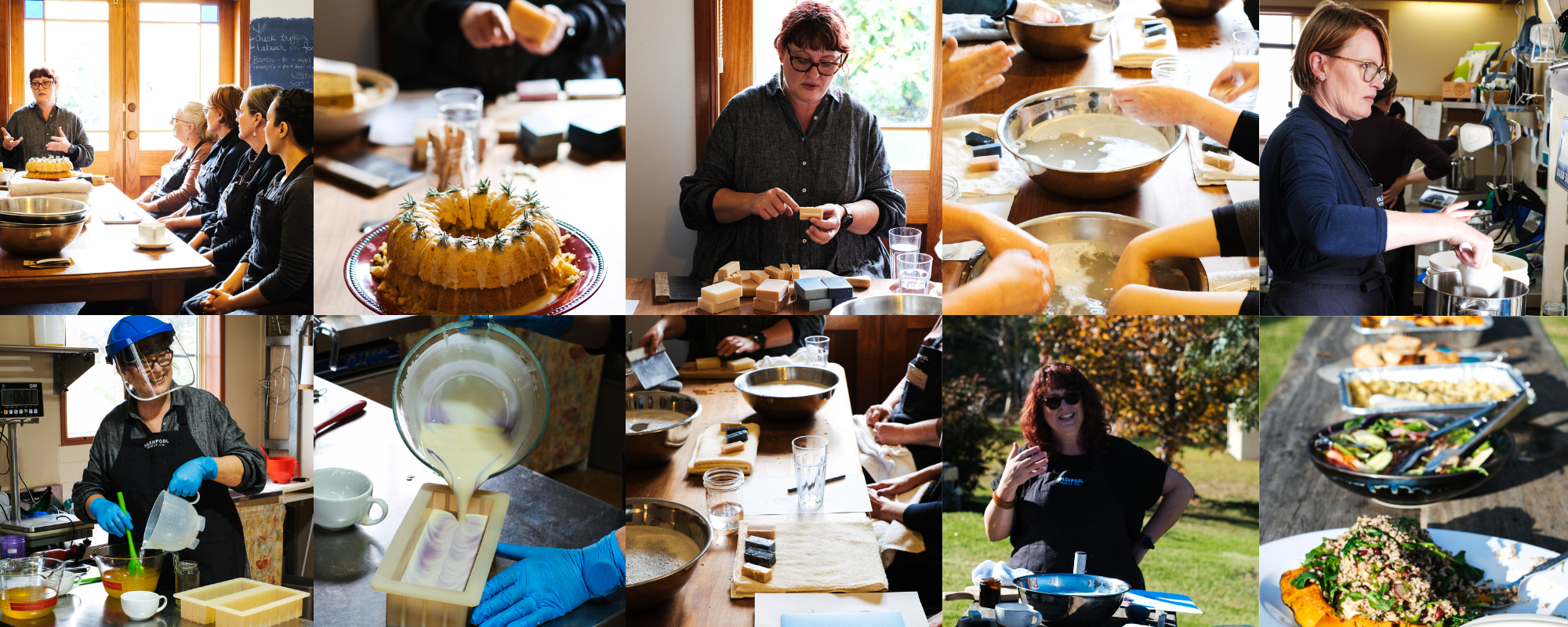 Find out why our Soap Making Workshops are so popular