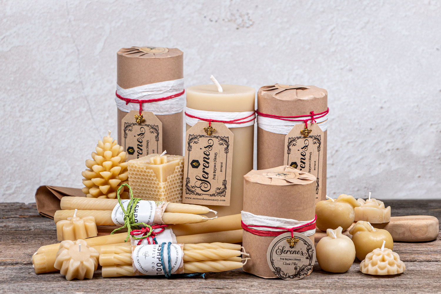 Buy Australian Beeswax Candles Washpool Supply Co.