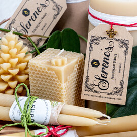 Australian Unscented Beeswax Candles